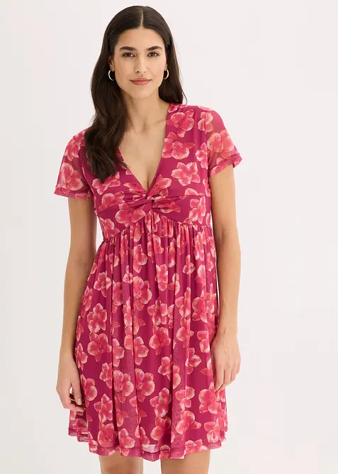 Robe en jersey mesh, bonprix