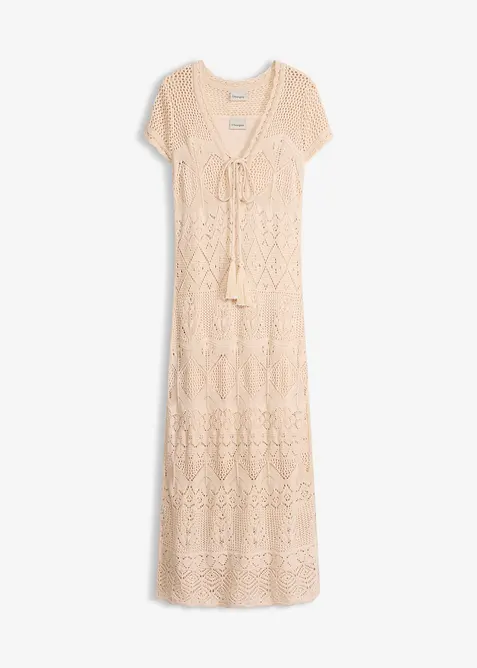 Strickkleid mit Ajour-Muster, bonprix
