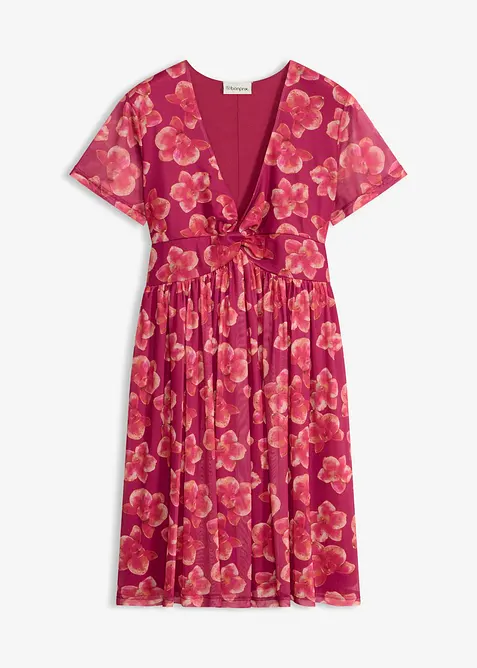 Robe en jersey mesh, bonprix