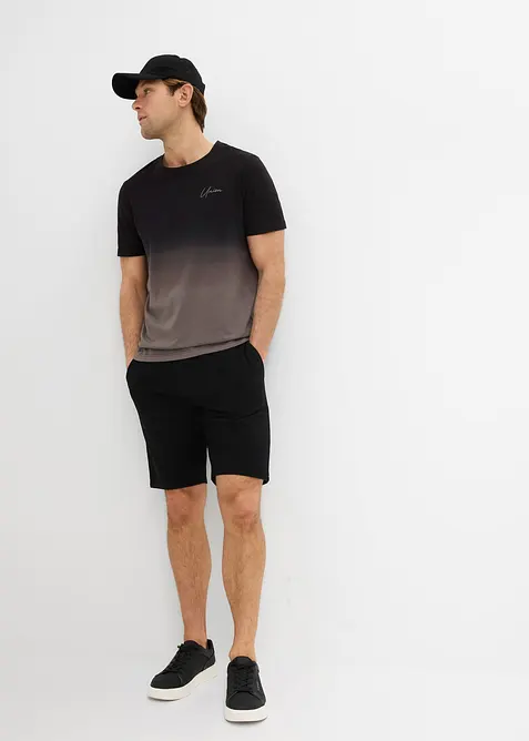 T-shirt et bermuda sweat (ens. 2 pces), bonprix