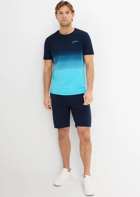 T-Shirt und Sweat-Bermuda  (2-tlg.Set), bonprix