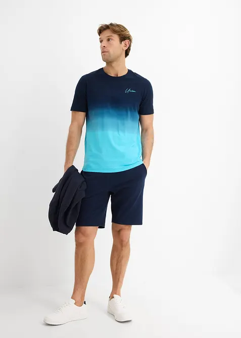 T-Shirt und Sweat-Bermuda  (2-tlg.Set), bonprix