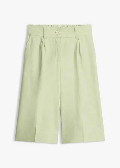 Bermuda en lin m&eacute;lang&eacute;, bonprix
