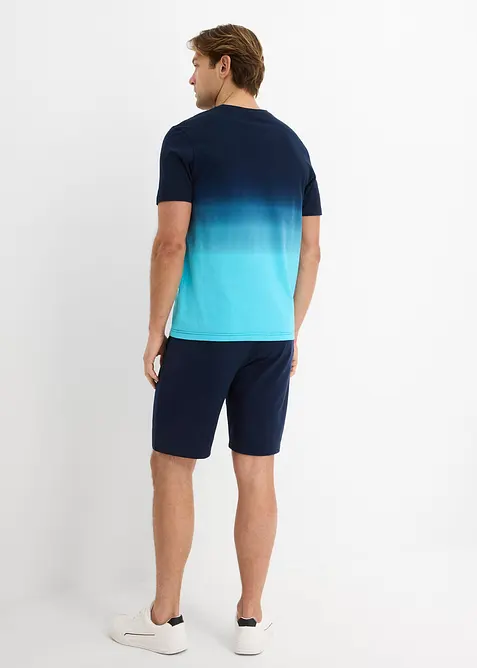 T-Shirt und Sweat-Bermuda  (2-tlg.Set), bonprix