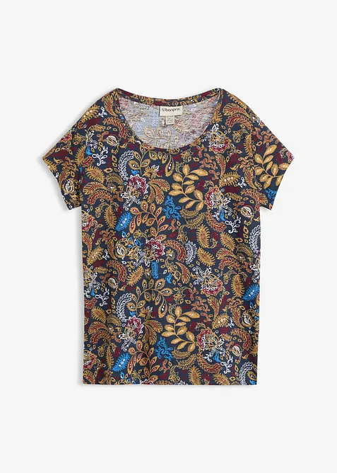 Baumwoll Shirt, bedruckt, Kurzarm, bonprix