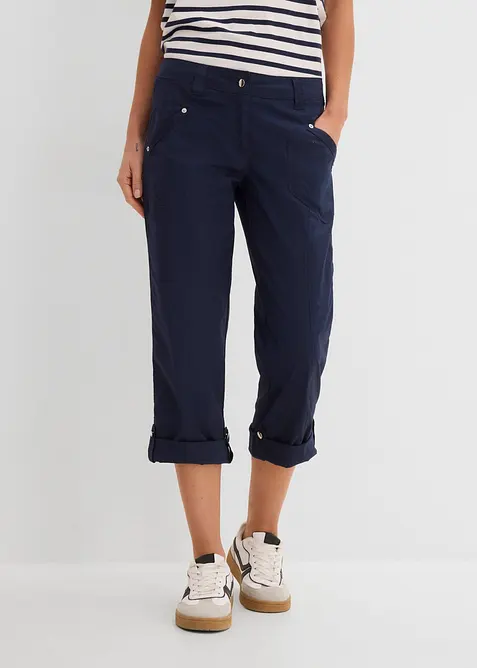 Pantalon extensible cargo 3/4, bonprix