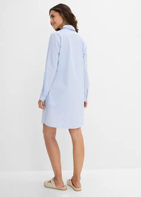 Robe-chemise 100% coton, bonprix