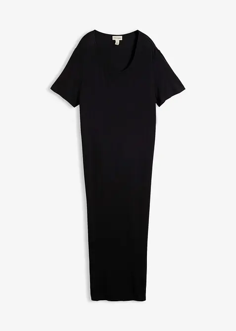 Jerseykleid aus flie&szlig;endem Viskose-Mix, bonprix