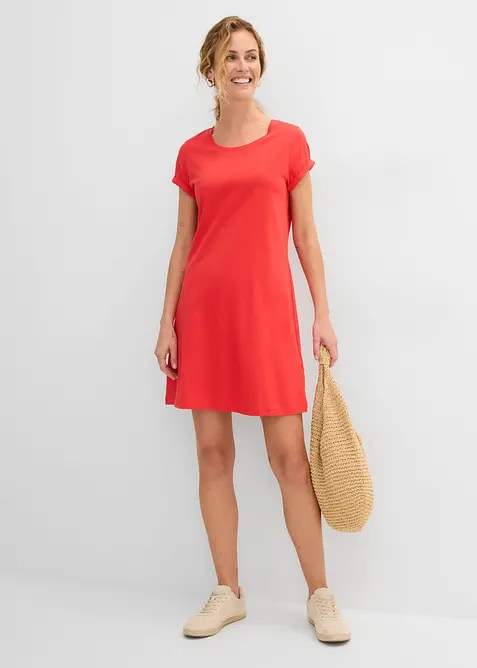 Shirtkleid aus reiner Bio-Baumwolle, bonprix