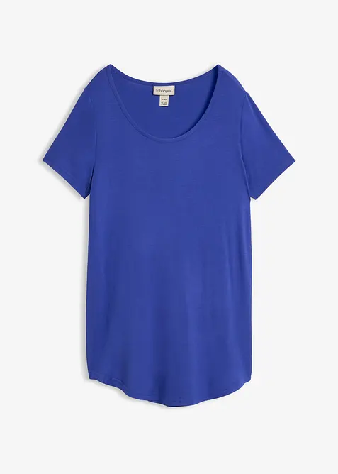T-shirt long en viscose douce, bonprix