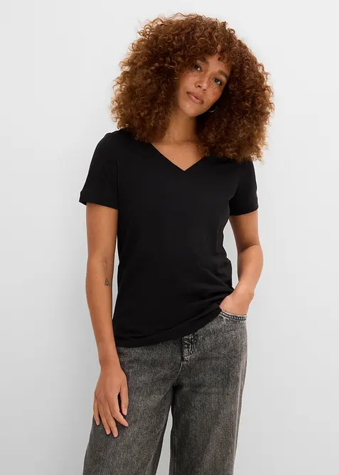 T-Shirt aus reiner Baumwolle, bonprix