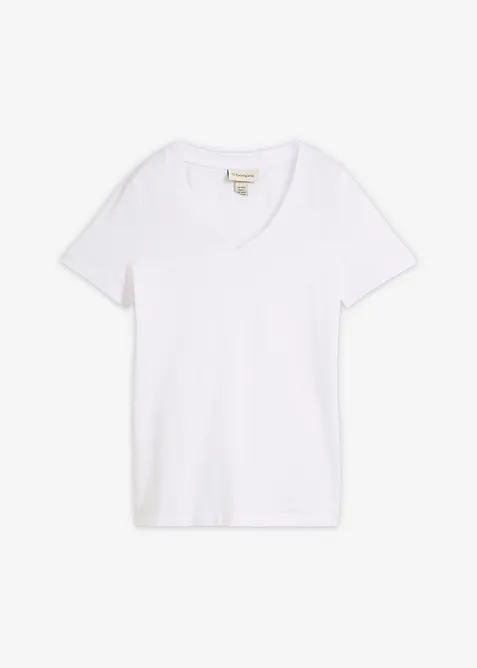 T-Shirt aus reiner Baumwolle, bonprix