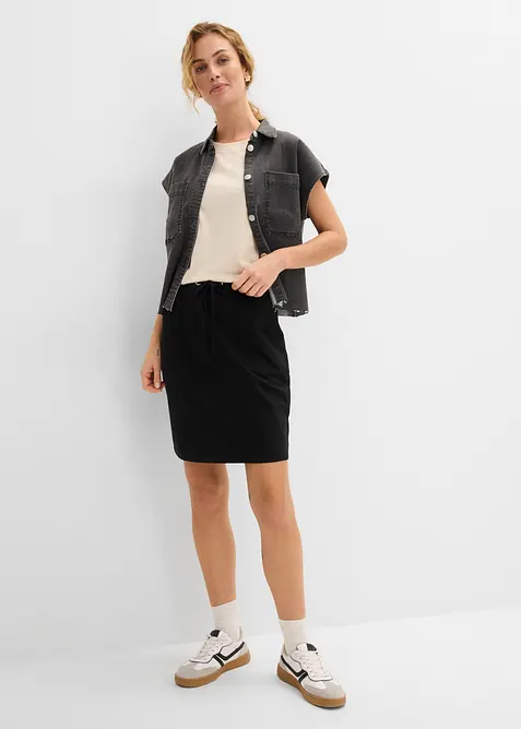 Jupe extensible en coton, bonprix