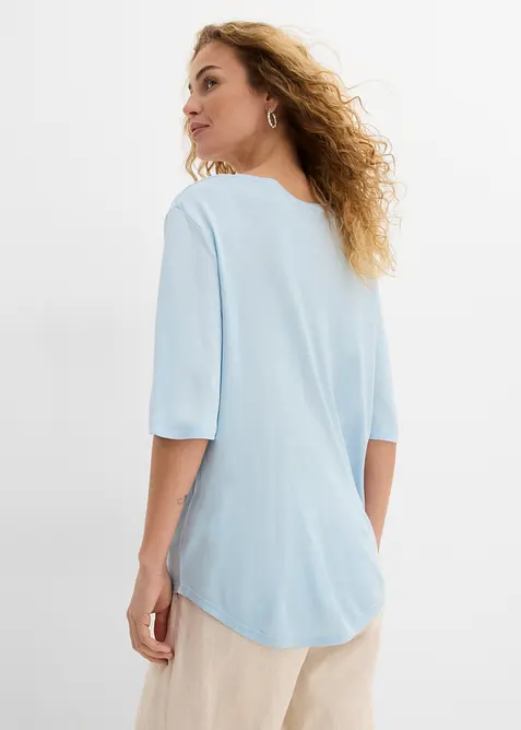 Longshirt aus softer Viskose, 2er-Pack, bonprix
