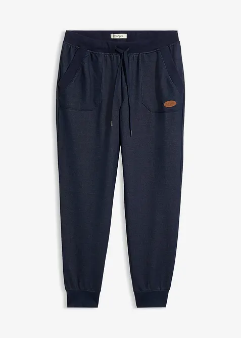 7/8-Sweathose in Jeansoptik, bonprix