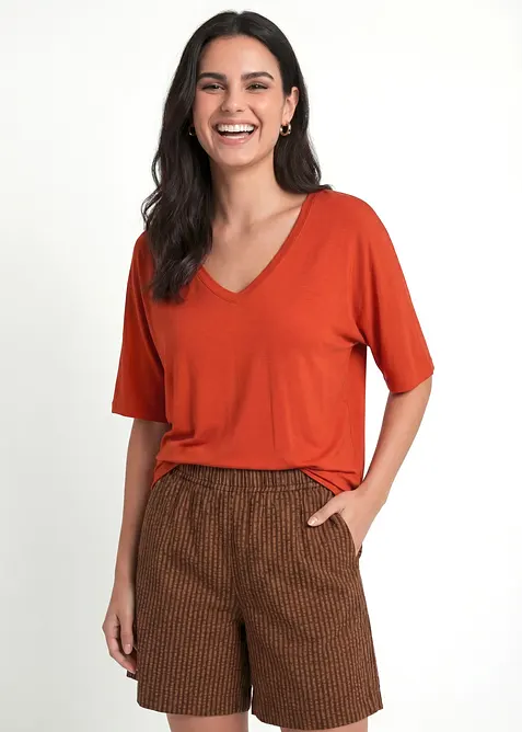 Long-Shirt aus Viskose-Mix, bonprix