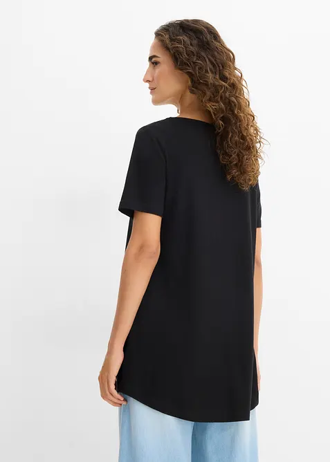 T-Shirt in A-Linien-Form, kurzarm, bonprix