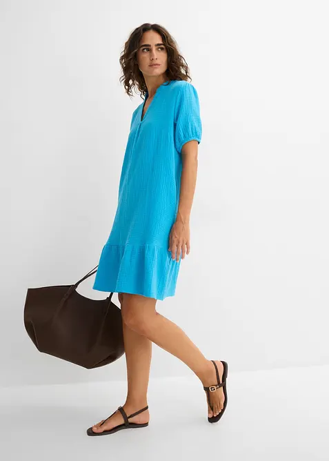 Minikleid aus Musselin, bonprix