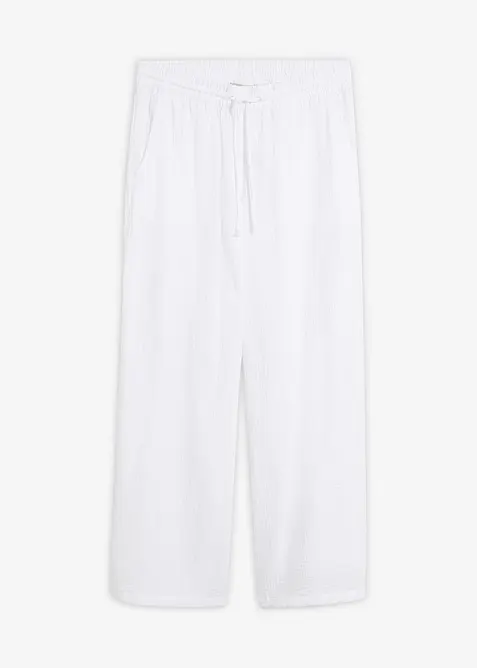 Palazzo-Hose aus luftigem Musselin, bonprix