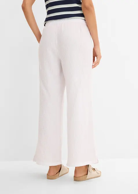 Palazzo-Hose aus luftigem Musselin, bonprix