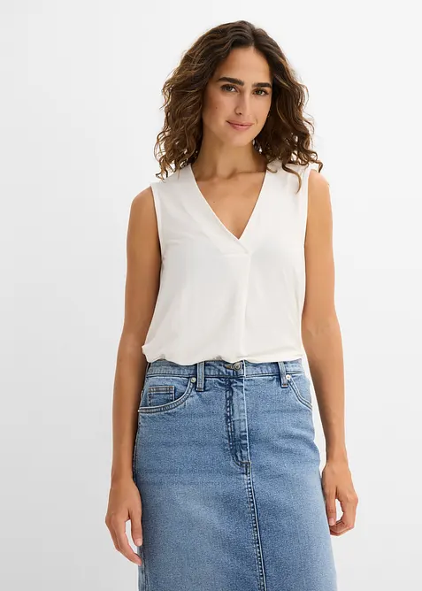 Top doux en jersey viscose, bonprix