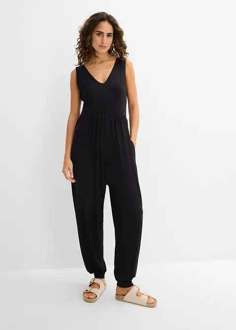 Jersey-Jumpsuit aus Viskose-Mix, bonprix