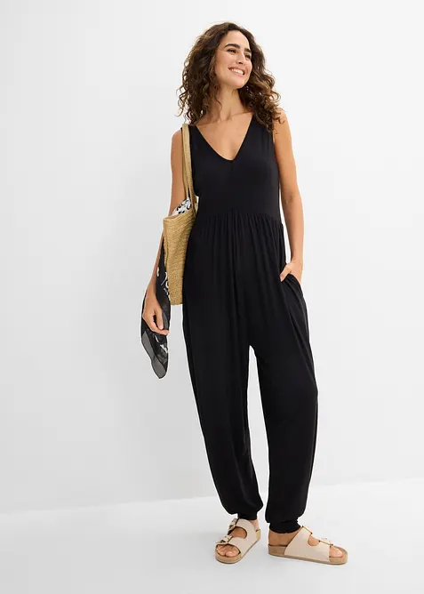 Jersey-Jumpsuit aus Viskose-Mix, bonprix