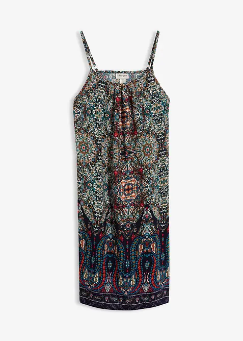 Tr&auml;gerkleid aus flie&szlig;ender Viskose, bonprix