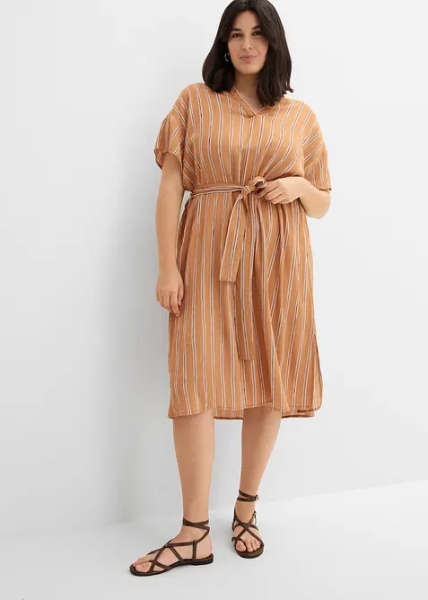 Robe caftan en viscose douce, bonprix