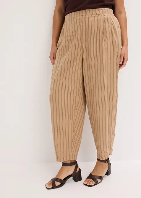 Pantalon taille extensible et rafraichissant, bonprix