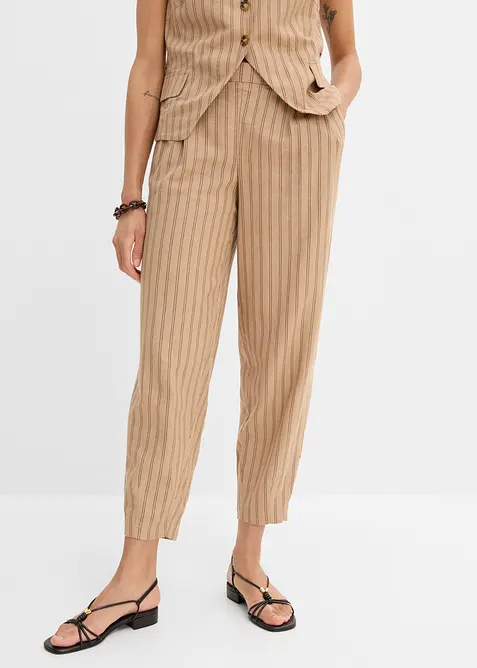 Schlupfhose aus k&uuml;hlendem Leinen-Mix, bonprix