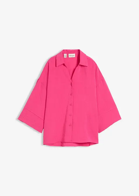 Oversize-Bluse aus Viskose-Mix, bonprix