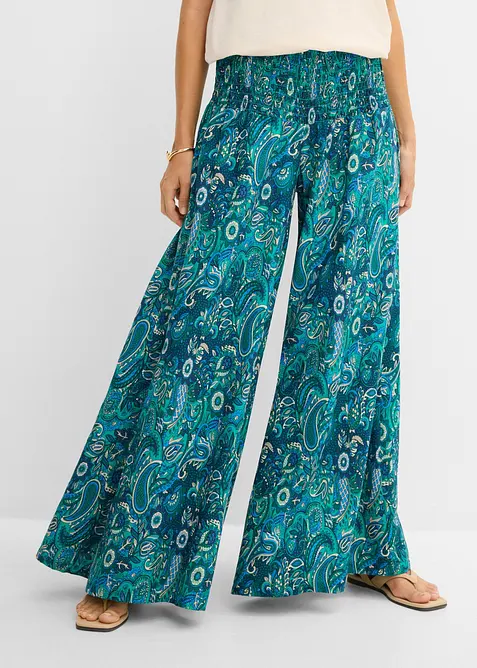 Palazzo-Hose aus flie&szlig;ender Viskose, bonprix