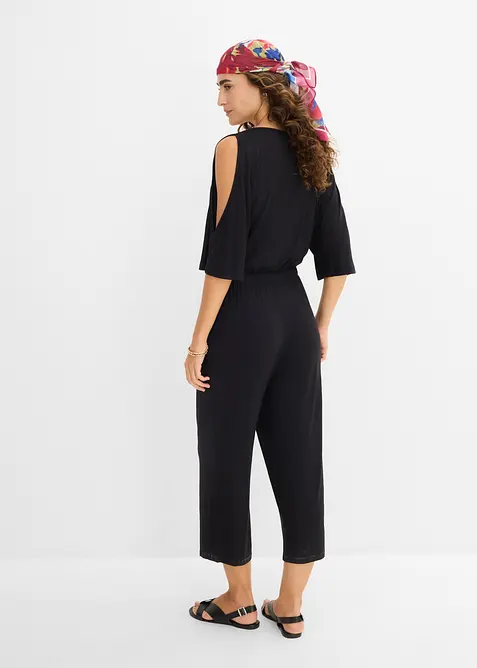 Jersey-Jumpsuit aus flie&szlig;ender Viskose, bonprix