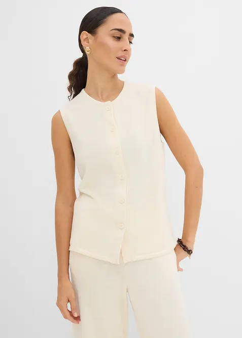 Gilet sans manches en maille estivale, bonprix