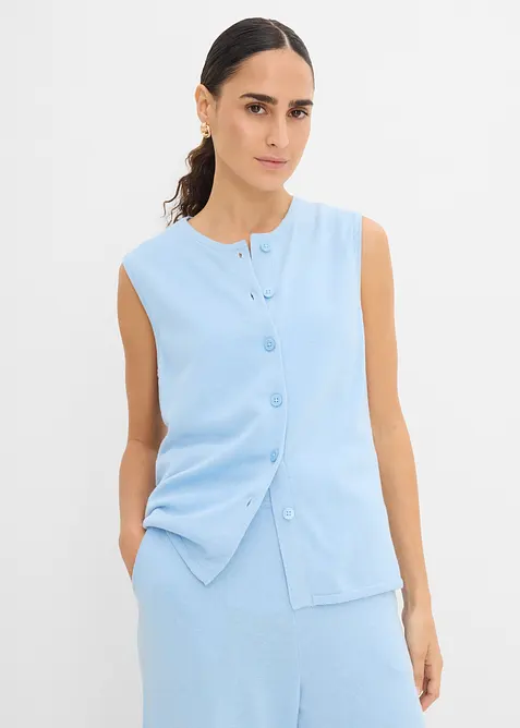 Gilet sans manches en maille estivale, bonprix