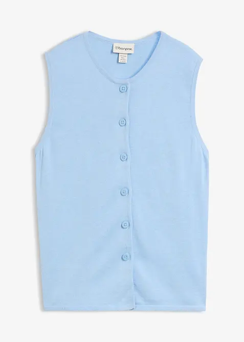 Gilet sans manches en maille estivale, bonprix