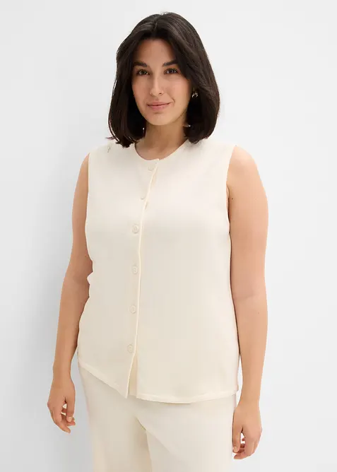 Gilet sans manches en maille estivale, bonprix