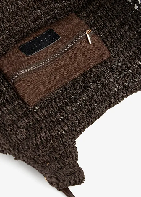 Strohshopper mit Schnallendetails, bonprix