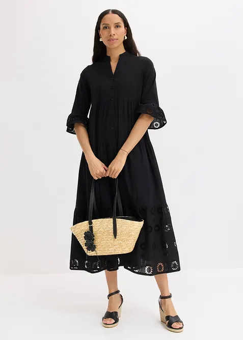 Robe longue 100% coton, bonprix