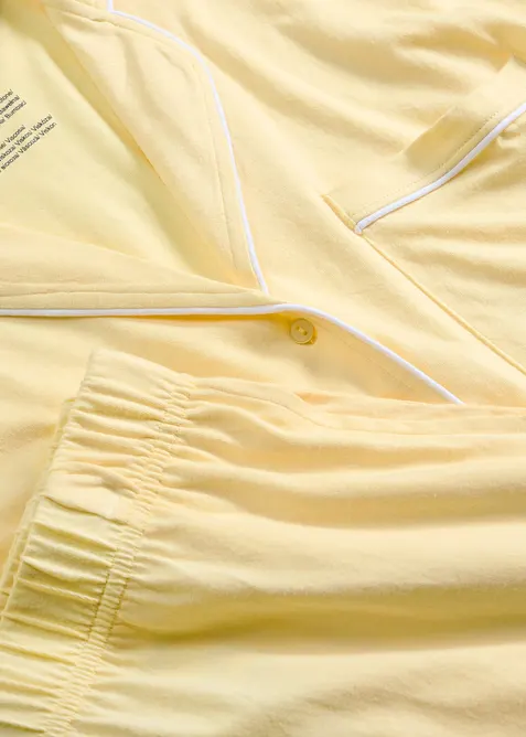 Pyjashort en viscose m&eacute;lang&eacute;e, bonprix