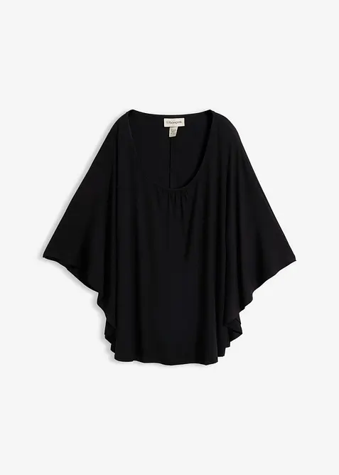 T-shirt en viscose &agrave; manches chauve-souris, bonprix