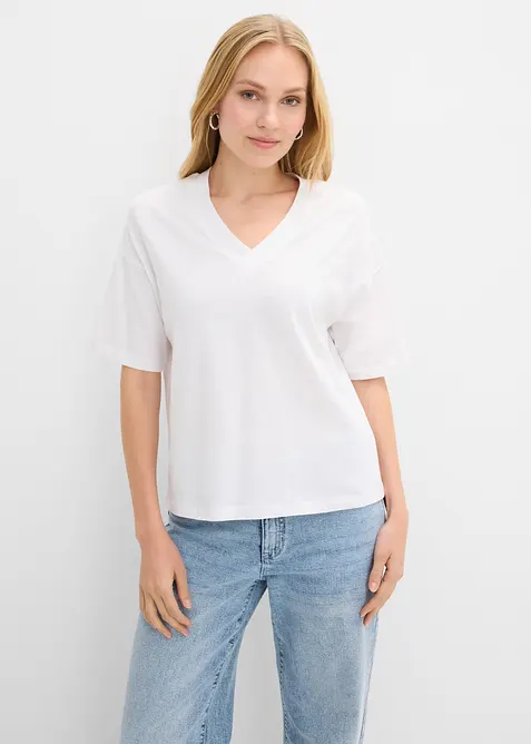 Weites T-Shirt aus reiner Bio-Baumwolle, bonprix