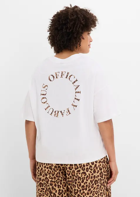 T-shirt oversize 100% coton, bonprix