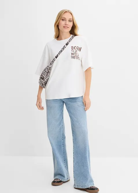 Oversize-Shirt aus reiner Bio-Baumwollle, bonprix
