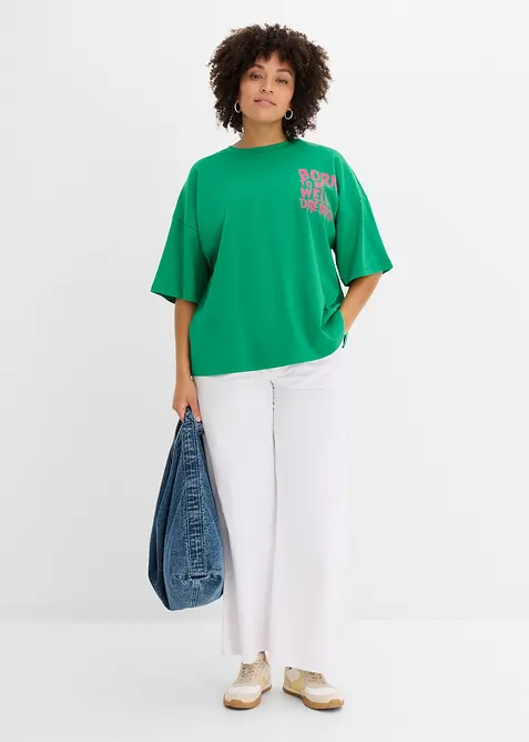 T-shirt oversize 100% coton, bonprix