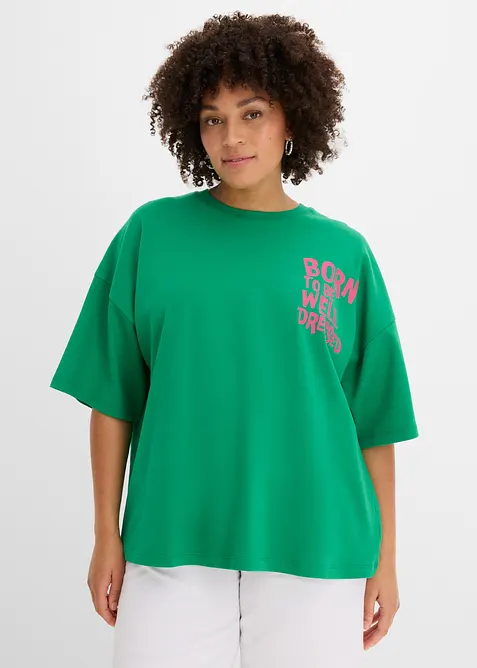 T-shirt oversize 100% coton, bonprix