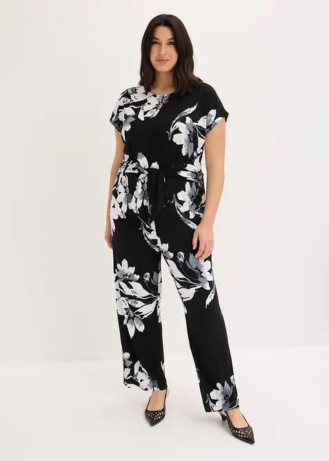 Combinaison avec imprim&eacute; palmier, bonprix
