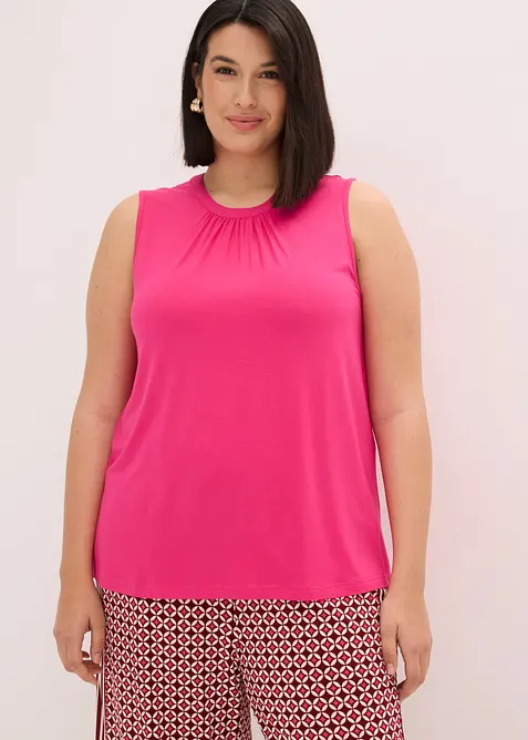 Blouse sans manches en jersey, bonprix