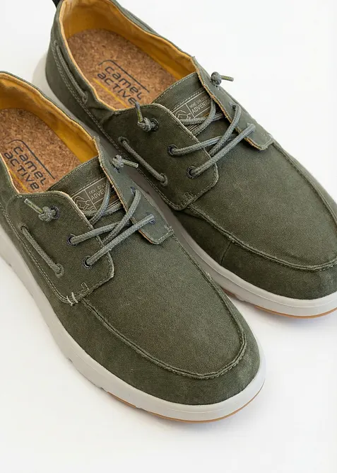 Chaussures bateau Camel Active en toile, Camel Active